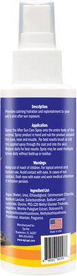 Show full view: Epi-Pet After Sun Care Unscented Dog & Cat Nourishment Spray, Blue/Orange/White, 4-fl oz bottle slide 2 of 4
