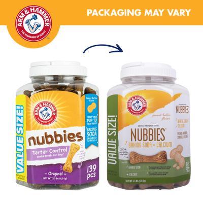 Show full view: Arm & Hammer Products Original Peanut Butter Flavor Dog Dental Chews, 139 count slide 3 of 8
