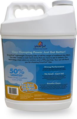 Show full view: SmartCat Lightweight Unscented Clumping Clay Cat Litter, 10-lb jug slide 4 of 12
