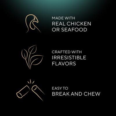 Show full view: Sheba Meaty Tender Sticks Variety Pack Chicken, Salmon & Tuna Flavor Soft Cat Treats, 70 count slide 6 of 11