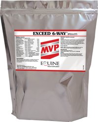 Med-Vet Pharmaceuticals (MVP) Exceed 6-Way Pellets Horse Supplement, 8-lb
