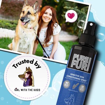 Show full view: Girl With The Dogs PURE FUR! Sensitive Skin Dog Conditioning Spray, 8-oz bottle slide 2 of 6