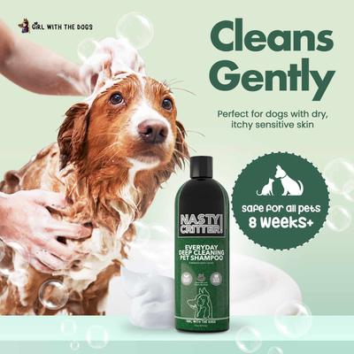 Show full view: Girl With The Dogs Nasty Critter! Everyday Deep Cleaning Dog Shampoo, 16-oz bottle slide 4 of 7