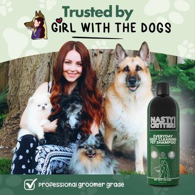 Show full view: Girl With The Dogs Nasty Critter! Everyday Deep Cleaning Dog Shampoo, 16-oz bottle slide 3 of 7