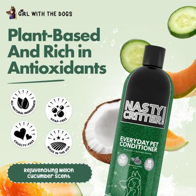 Show full view: Girl With The Dogs Nasty Critter! Everyday Deep Cleaning Dog Conditioner, 16-oz bottle slide 5 of 6