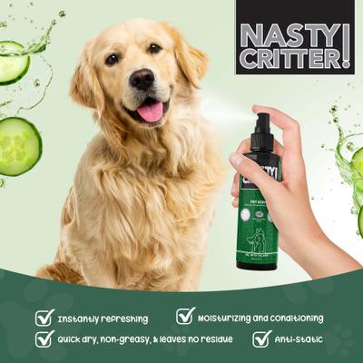Show full view: Girl With The Dogs NASTY CRITTER! Mild Cucumber Dog & Cat Cologne, 8-oz bottle slide 5 of 6