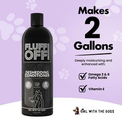 Girl With The Dogs Fluff Off! Natural Deshedding Dog & Cat Conditioner, 16-oz bottle slide 2 of 7