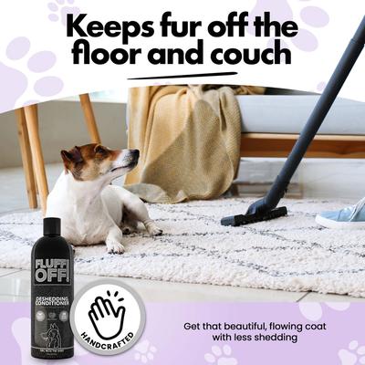 Show full view: Girl With The Dogs Fluff Off! Natural Deshedding Dog & Cat Conditioner, 16-oz bottle slide 4 of 7