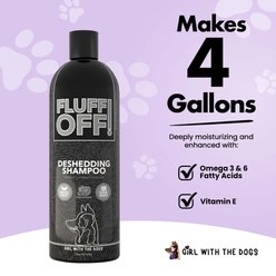 Girl With The Dogs Fluff Off! Natural Deshedding Dog & Cat Shampoo, 16-oz bottle slide 2 of 7