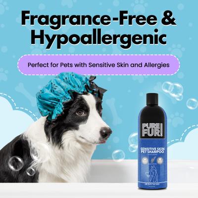 Show full view: Girl With The Dogs PURE FUR! Sensitive Skin Dog & Cat Shampoo, 16-oz bottle slide 3 of 6
