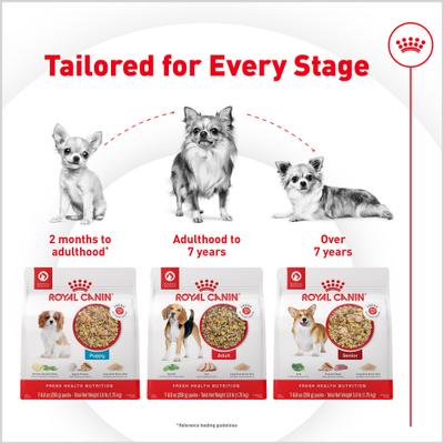 Show full view: Royal Canin Fresh Health Nutrition Senior Dog Food, 14.1-oz pouch, pack of 7 slide 7 of 12