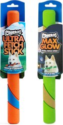 Chuckit! Day & Night Fetch Stick Dog Toy, Medium, 2 count