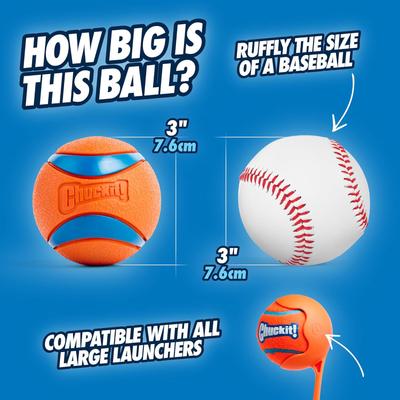 Show full view: Chuckit! Day & Night Ultra Ball Dog Toy, Large, 2 count slide 6 of 7