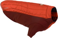 Ruffwear Powder Hound Solid Insulated Dog Jacket, Persimmon Orange, XX-Small
