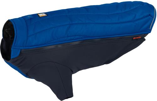 Show full view: Ruffwear Powder Hound Solid Insulated Dog Jacket, Blue Pool, Medium slide 2 of 6