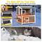 Show in main carousel: Aivituvin AIR33-B-IN-HP 2-Story Outdoor Heated Cat House with Adjustable Heating Pad, Brown, Medium slide 6 of 6