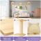 Show in main carousel: Wooflex 21 piece Fleece Cat Wall Shelves, Beige slide 6 of 10