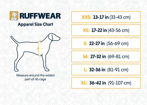 Show full view: Ruffwear Powder Hound Solid Insulated Dog Jacket, Persimmon Orange, XX-Small slide 6 of 6
