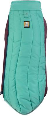 Show full view: Ruffwear Powder Hound Solid Insulated Dog Jacket, Aurora Teal, Small slide 3 of 6
