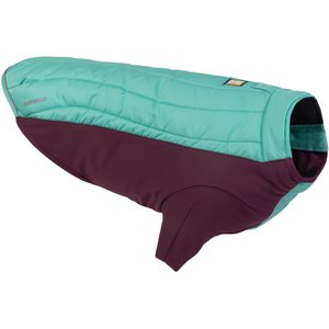 Ruffwear Powder Hound Solid Insulated Dog Jacket, Aurora Teal, Small