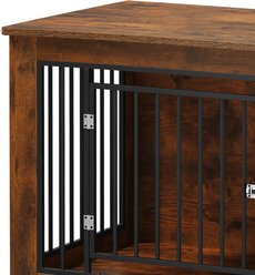 Wooflex Wooden Furniture Dog Crate, Rustic Brown, 38 inch slide 2 of 9