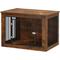 Show in main carousel: Wooflex Wooden Furniture Dog Crate, Rustic Brown, 38 inch slide 9 of 10