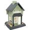 Show in main carousel: North States Village Collection Antique Store Bird House-Hopper Feeder, Green, 6.5-lb slide 1 of 8