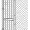 Show in main carousel: Wooflex Outdoor Heavy Duty Playpen Cage Enclosure Dog Run Kennel with Waterproof Cover Steel, Silver, 7.5 x 7.5-ft slide 7 of 9