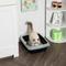 Show in main carousel: IRIS Open Top Compact Cat Litter Box with Scoop & Plastic Pan, Black slide 9 of 9