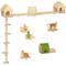 Show in main carousel: Wooflex 21 piece Fleece Cat Wall Shelves, Beige slide 10 of 10