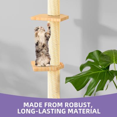 Show full view: Wooflex 21 piece Fleece Cat Wall Shelves, Beige slide 5 of 10