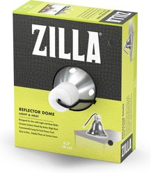 Zilla Silver Reflector Light Fixture Reptile Terrariums Dome, 5.5-in