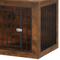 Show in main carousel: Wooflex Wooden Furniture Dog Crate, Rustic Brown, 38 inch slide 6 of 10