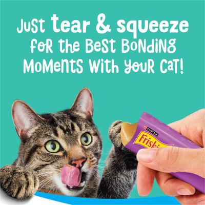 Show full view: Friskies lil’ Lickables Chicken, Tuna & Ocean Whitefish Variety Pack Lickable Cat Treats, 20 count slide 5 of 10