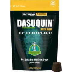 Nutramax Dasuquin Hip & Joint Soft Chews Joint Supplement for Small & Medium Dogs, 42 count