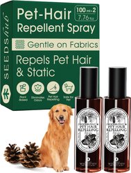 Seedshub Odor Removing & Hair Repelling Spray, Brown, 3.4-oz bottle, 2 count