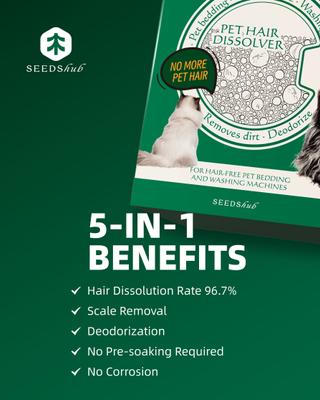 Show full view: Seedshub Pet Hair Dissolver, Green, 2.65-oz sachet, 12 count slide 2 of 11