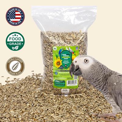 Show full view: Nemeth Farms Premium Striped Sunflower Seeds Bird Food, 5-lb bag slide 3 of 4