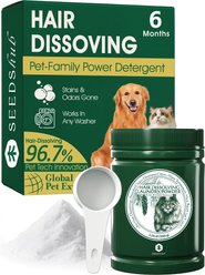 Seedshub Pet Hair dissolving Laundry Powder, Green, 2.29-lb tub
