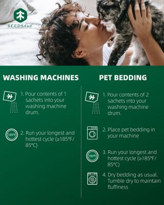 Show full view: Seedshub Pet Hair Dissolver, Green, 2.65-oz sachet, 12 count slide 8 of 11