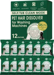 Seedshub Pet Hair Dissolver, Green, 2.65-oz sachet, 12 count