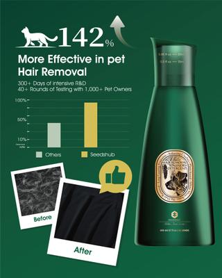 Show full view: Seedshub Pet Hair Removal Laundry Detergent, Green, 27-fl oz bottle slide 3 of 9