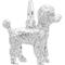Show in main carousel: Rembrandt Charms Poodle Keepsake, Silver, 14.64 x 15.53-mm slide 1 of 1