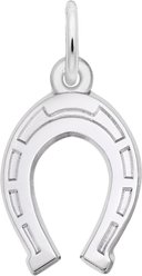 Rembrandt Charms Horseshoe Keepsake, Silver, 12.27 x 13.47-mm