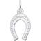 Show in main carousel: Rembrandt Charms Horseshoe Keepsake, Silver, 12.27 x 13.47-mm slide 1 of 1