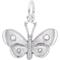 Show in main carousel: Rembrandt Charms Butterfly Keepsake, Silver, 17.9 x 13.67-mm slide 1 of 1