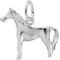 Show in main carousel: Rembrandt Charms Horse Keepsake, Silver, 18.92 x 15.05-mm slide 1 of 1