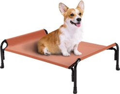 Veehoo Elevated Raised Outdoor Dog Bed, Red, Medium