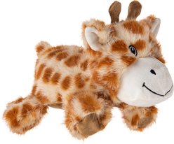 GROWL Snugglez Giraffe Squeaky Plush Dog Toy