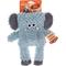 Show in main carousel: GROWL Block Heads Elephant Squeaky Plush Dog Toy slide 4 of 5